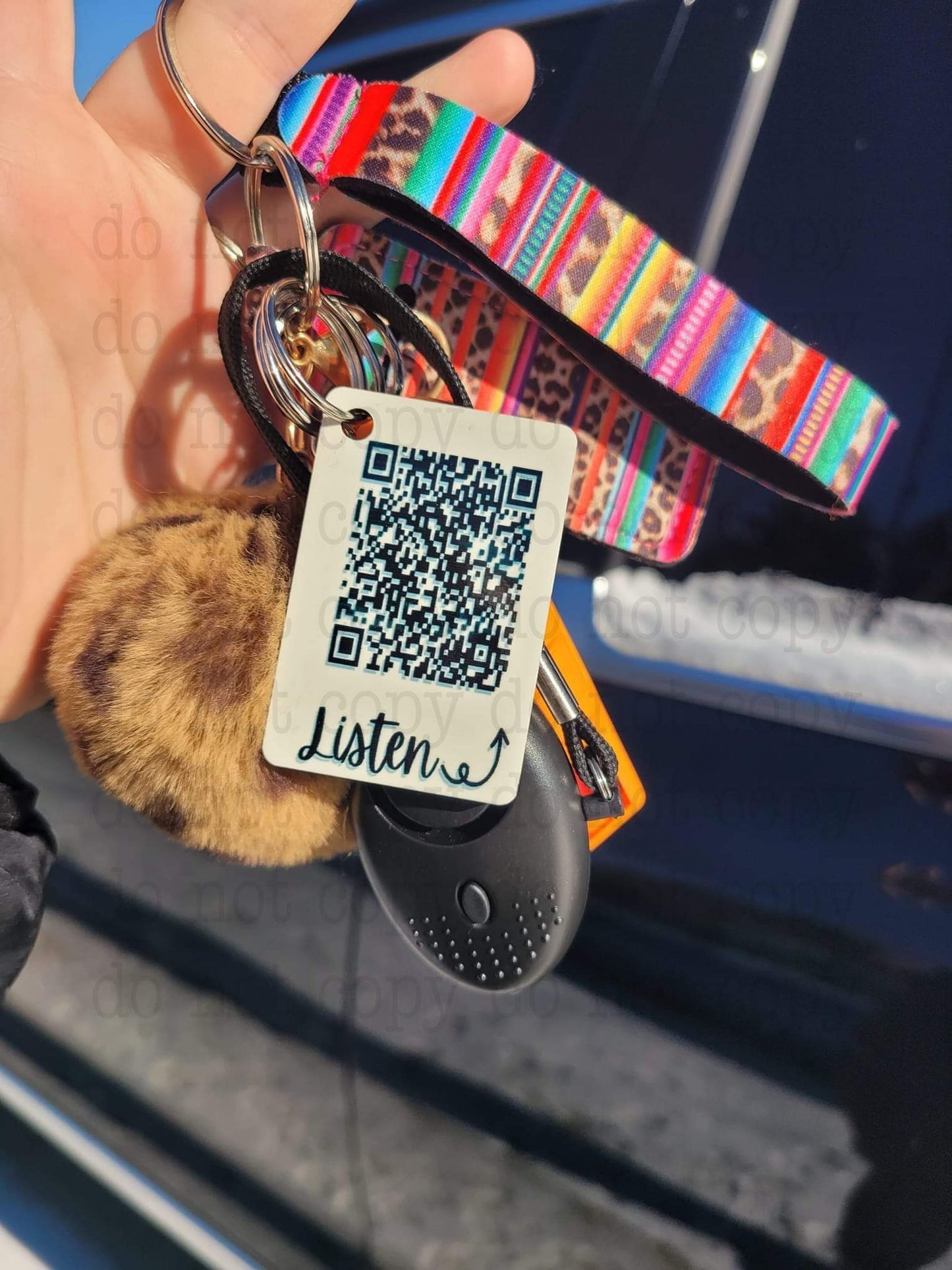 Custom QR Keychains